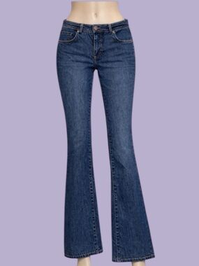 Early 2000s Mavi Classic Blue Flared Vintage Jeans